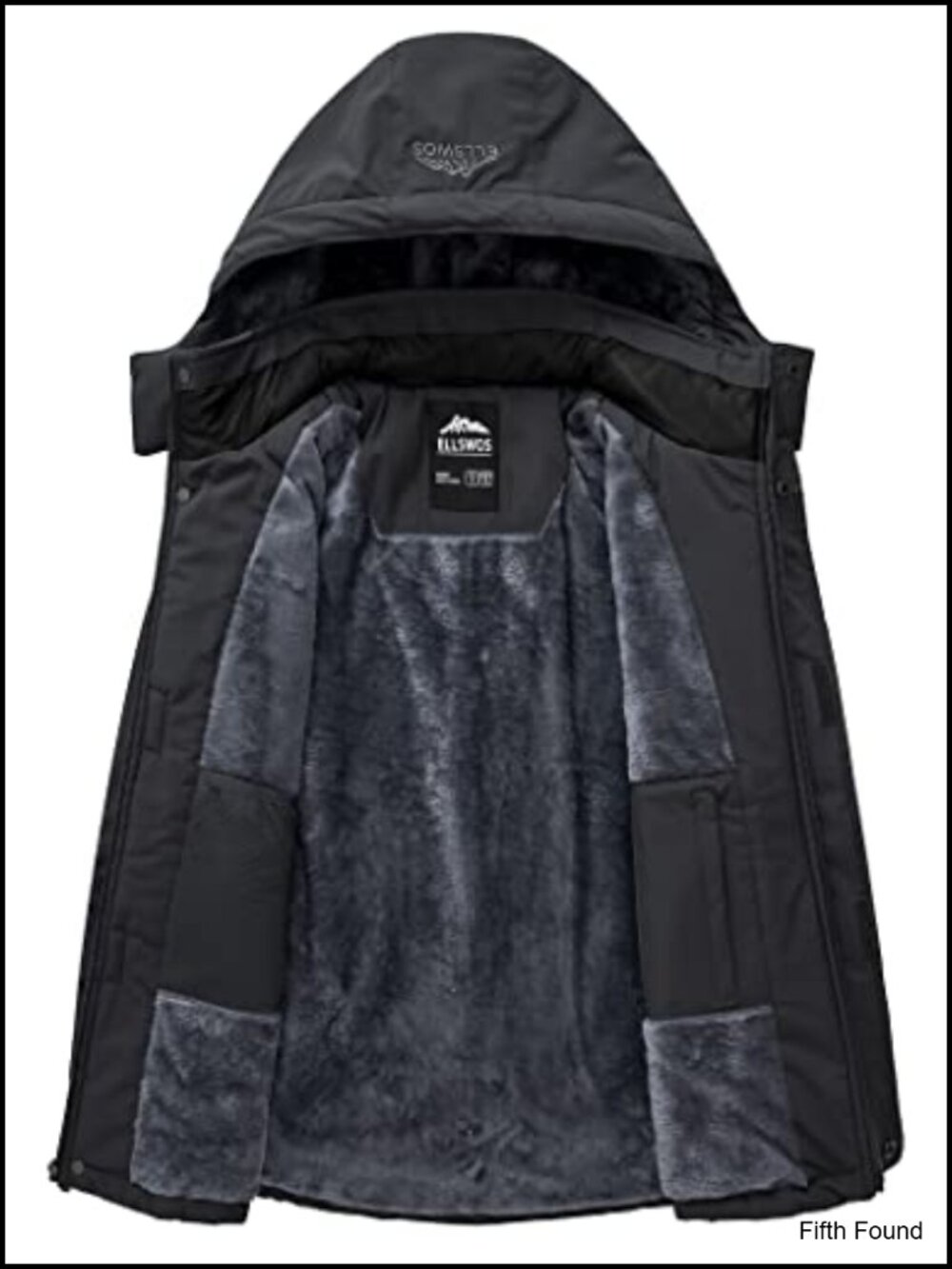 Men's Waterproof Ski Jacket Winter Snow Coat Warm Hooded Windproof Raincoat - Picture 3 of 6